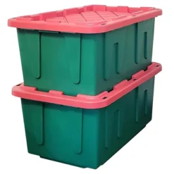 HOMZ Durabilt 27 Gallon Heavy Duty Storage Tote With Lid -Storage Basket Shop GUEST 00fa1d8c fe6e 40eb a733 ef07b26da76a