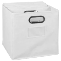 Niche Cubo 6pk Foldable Fabric Storage Bin With Label Holder White 13 Niche Cubo 6pk Foldable Fabric Storage Bin With Label Holder White -Storage Basket Shop GUEST 025955e5 d343 40b0 b782 e9c5ad356a1d