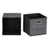 Household Essentials 11" Set Of 6 Storage Bins Black Mix -Storage Basket Shop GUEST 039cfc13 787c 4f38 85fb 171db8e477af