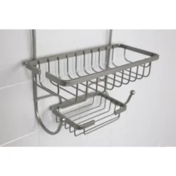Home Basics Heavy Weight Satin Nickel Shower Caddy 9 Home Basics Heavy Weight Satin Nickel Shower Caddy -Storage Basket Shop GUEST 03de6cb3 9341 44e3 95b0 cb210b5c8db4