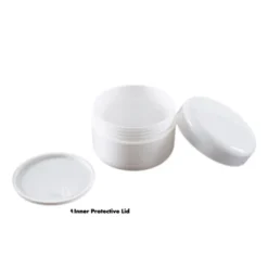 Fleming Supply Plastic Jar Storage Containers With Lids – 4-Oz, White, Set Of 24 -Storage Basket Shop GUEST 065d4344 d75e 4cec bcf1 75bed568e6e5