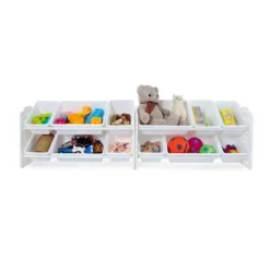 UNiPLAY Toy Organizer With Removable Storage Bins, Multi-Bin Organizer For Books, Building Blocks, School Materials, Toys With Baseplate Board Frame -Storage Basket Shop GUEST 071690a2 dab6 48fb 9374 16cf0f2d3a97