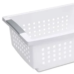 Sterilite Medium Size Plastic Stackable Storage Organizer Basket Bin For Home Countertops, Kitchen Cabinets, Pantries, Home Offices, White (10 Pack) 9 Sterilite Medium Size Plastic Stackable Storage Organizer Basket Bin For Home Countertops, Kitchen Cabinets, Pantries, Home Offices, White (10 Pack) -Storage Basket Shop GUEST 0918f69d ca38 4b99 b840 204ca1777303