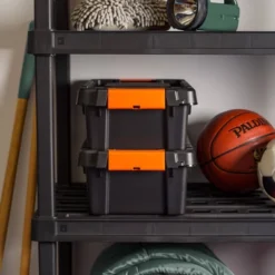 IRIS Heavy Duty Plastic Storage Bin With Durable Lid -Storage Basket Shop GUEST 0a87fce6 2077 48b7 a92d 0cfa624012f9