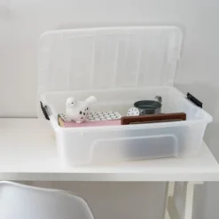 IRIS USA Plastic Storage Bin With Lid And Secure Latching Buckles -Storage Basket Shop GUEST 0cbb3026 41ca 49f7 81d0 f245abfb1a77