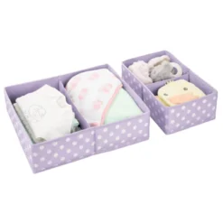 MDesign Fabric Dresser Drawer Storage Organizers, Set Of 8 -Storage Basket Shop GUEST 0e224070 6d6e 4354 9f6a 4b6250b00a88