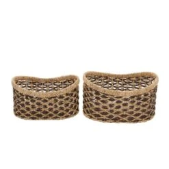 Set Of 2 Sea Grass Storage Baskets - Olivia & May -Storage Basket Shop GUEST 0e5096a5 d57c 4a3b a6e8 fd9d1b40ff50