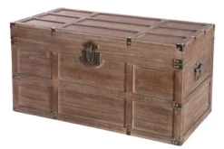 Vintiquewise Wooden Rectangular Lined Rustic Storage Trunk With Latch 13 Vintiquewise Wooden Rectangular Lined Rustic Storage Trunk With Latch -Storage Basket Shop GUEST 118df2ad 42a7 452d a0de c932ea323dd0