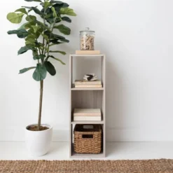 Paxberry Cube Organizer Whitewash - Signature Design By Ashley -Storage Basket Shop GUEST 12eca380 50d1 4727 a764 e47a74b1a3d4