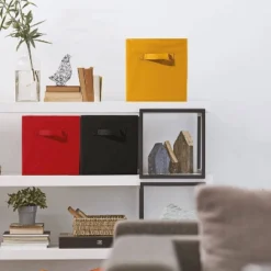 Sorbus 6pk Home Storage Bundle Drawer And Closet Bins Yellow Red Navy -Storage Basket Shop GUEST 13749cad 4911 4d48 b77f 9e5ff6758b94