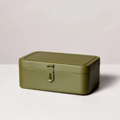 Decorative Metal Storage Box Green - Hearth & Hand™ With Magnolia -Storage Basket Shop GUEST 13e14cf7 86df 4e7f 83b8 96fe6613459c