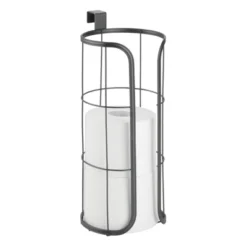 MDesign Metal Over The Tank Toilet Tissue Paper Roll Holder 18 MDesign Metal Over The Tank Toilet Tissue Paper Roll Holder -Storage Basket Shop GUEST 146f754b d7ba 42e4 9084 fb3a6827cef1