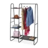Whitmor Wardrobe With Fine Mesh Shelves Black -Storage Basket Shop GUEST 1542e6e5 f976 4dde a26e 363cd7f1d113
