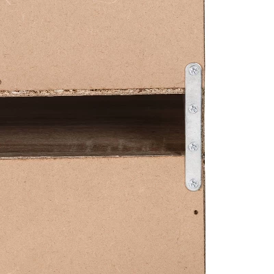 Honey-Can-Do 4 Drawer Stackable Cabinet Oak 6 Honey-Can-Do 4 Drawer Stackable Cabinet Oak - Image 4