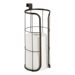 MDesign Metal Over The Tank Toilet Tissue Paper Roll Holder 19 MDesign Metal Over The Tank Toilet Tissue Paper Roll Holder -Storage Basket Shop GUEST 169d898e 6c2c 4958 bdbb 5a701f1a9c13