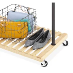 Whitmor Slat Wood Garment Rack Black 8 Whitmor Slat Wood Garment Rack Black -Storage Basket Shop GUEST 1aa8dd93 ec12 46de 8b6e 2fe0c87de260