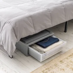 IRIS 27.5qt Underbed Plastic Storage Container With Sliding Organizer Drawers Gray/Clear 19 IRIS 27.5qt Underbed Plastic Storage Container With Sliding Organizer Drawers Gray/Clear -Storage Basket Shop GUEST 1b7787c9 c288 4ee8 a85b f19eb7411b00