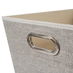 Simplify Large Grommet Storage Bin Brown -Storage Basket Shop GUEST 1bad7278 389d 4e53 942f 064a1770ef50