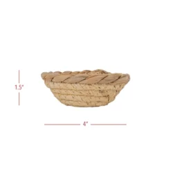 Woven Dish Basket Natural Corn Husk & Seagrass By Foreside Home & Garden -Storage Basket Shop GUEST 1bc2067e c6ac 44a1 95c4 6cb1dfa0babc