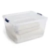 Rubbermaid Cleverstore 71qrt Home/Office Clear Plastic Storage Tote With Latching Lid (4 Pack) 2 Rubbermaid Cleverstore 71qrt Home/Office Clear Plastic Storage Tote With Latching Lid (4 Pack) -Storage Basket Shop GUEST 20c5fe01 1733 4d23 beee 2de39c63eee6