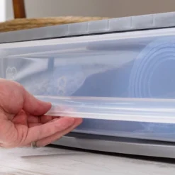 IRIS 27.5qt Underbed Plastic Storage Container With Sliding Organizer Drawers Gray/Clear 16 IRIS 27.5qt Underbed Plastic Storage Container With Sliding Organizer Drawers Gray/Clear -Storage Basket Shop GUEST 2441bfbb b652 4077 a57d 5bc53820bc66