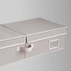 WeThinkStorage 30" X 12" X 6.5" Foldable Under Bed Organizer With Double Folding -Storage Basket Shop GUEST 2507cd53 8199 4a58 875d e84caf641731