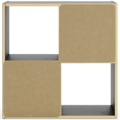 23.82" Langdrew 4 Cube Organizer Black - Signature Design By Ashley -Storage Basket Shop GUEST 277537c2 a1e6 4832 9c59 dc237d5f7b56