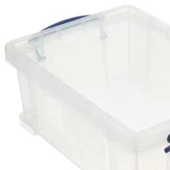 Really Useful Box Stackable 9 Liter Plastic Storage Container Bin With Snap Lid And Built-In Clip Lock Handles For Home & Office Organization (4 Pack) -Storage Basket Shop GUEST 281c5fc5 3587 4d4d 8dd4 7f052e56ecf8