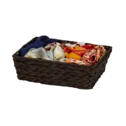 Household Essentials Set Of 4 Hyacinth Stained Baskets Brown -Storage Basket Shop GUEST 28242077 286c 4e4e 8f5f 565383e895ff