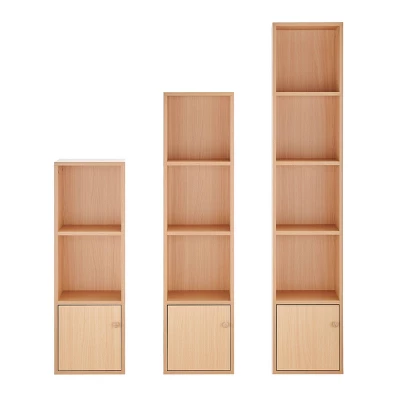 59" Set Of 3 Slim Cube Shelf Unit Towers - Danya B. 14 59" Set Of 3 Slim Cube Shelf Unit Towers - Danya B. - Image 12