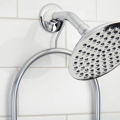 MDesign Metal Large Bath Tub & Shower Caddy, Hanging Storage Organizer 6 MDesign Metal Large Bath Tub & Shower Caddy, Hanging Storage Organizer - Image 4