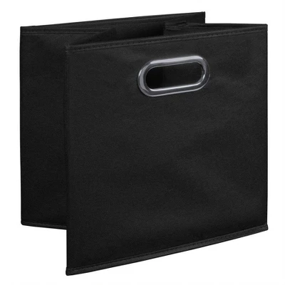 Niche Cubo 4pk Foldable Fabric Storage Bin With Label Holder Black 6 Niche Cubo 4pk Foldable Fabric Storage Bin With Label Holder Black - Image 4