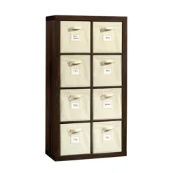 Stow Away 8 Cube Organizer Smoked Oak - Sauder 11 Stow Away 8 Cube Organizer Smoked Oak - Sauder -Storage Basket Shop GUEST 2ce48890 9553 481d a604 d919ae3c45a5