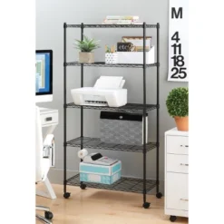 Whitmor Supreme 5 Tier Cart Silver -Storage Basket Shop GUEST 2cec23df 3161 4b97 82e0 71451c1b845c