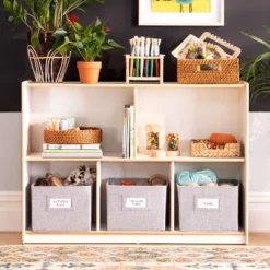 Guidecraft EdQ 2-Shelf 5-Compartment Storage - 30" -Storage Basket Shop GUEST 2ed1ee0d 119e 441a 90d8 03531b08e752