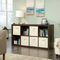 Stow Away 8 Cube Organizer Smoked Oak - Sauder 9 Stow Away 8 Cube Organizer Smoked Oak - Sauder -Storage Basket Shop GUEST 31990261 1bba 4c0a b0ff b4e86a04da34