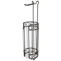 Home Basics Scroll Collection Freestanding Dispensing Toilet Paper Holder, Bronze -Storage Basket Shop GUEST 31c256fb 52b6 4fcd 8b0b 92c66be15f88