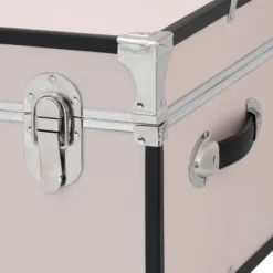 Seward Trunk 30" Paper Line Wheels And Bone -Storage Basket Shop GUEST 33e02e5e a402 40bb 8b64 9849fb446fc8