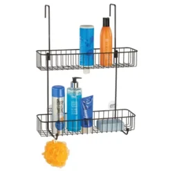 MDesign Wide Metal Over Door Hanging Shower Caddy, 2 Hooks And Baskets 20 MDesign Wide Metal Over Door Hanging Shower Caddy, 2 Hooks And Baskets -Storage Basket Shop GUEST 347e0353 396f 4aa8 bf49 39b606dbd773