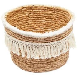Okuna Outpost 2-Pack Boho Themed Style Woven Baskets For Storage, Home Decorative Organizer (2 Sizes) -Storage Basket Shop GUEST 34c8a9c7 89d9 4dbe abcf e89c47701980