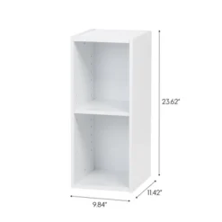 IRIS USA 2 Tire Space Saving Cube Organizer With Height Adjustable Shelf -Storage Basket Shop GUEST 3562eaa2 435b 47f0 84f7 294bf22cd85d