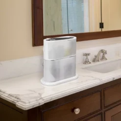 Two Tier Swivel Base Bath Storage - Polder -Storage Basket Shop GUEST 35fdf396 e792 4721 95eb 28c03faac698