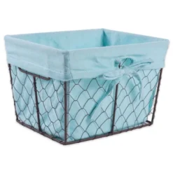 Design Imports Set Of 5 Rustic Bronze Chicken Wire Liner Baskets Aqua 11 Design Imports Set Of 5 Rustic Bronze Chicken Wire Liner Baskets Aqua -Storage Basket Shop GUEST 39d9455f b14b 498a 93c8 145b01cb0c19