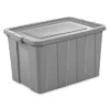 Sterilite Tuff1 30 Gallon Plastic Storage Tote Container Bin W/ Lid (4 Pack)