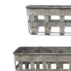 Iron Open Weave Baskets 5" X 24" Gray - Storied Home 2 Iron Open Weave Baskets 5" X 24" Gray - Storied Home -Storage Basket Shop GUEST 3acdf0c9 f2fb 4fa6 a787 46642d295dda