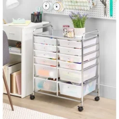 Whitmor 12 Drawer Storage Cart White -Storage Basket Shop GUEST 3b7785cf 9788 42e3 9eb8 84b5aa6ac6f4