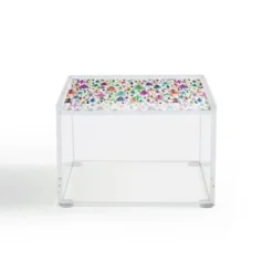 Ninola Design Christmas Trees Simply Modern 4" X 4" Acrylic Box - Deny Designs -Storage Basket Shop GUEST 3ffeebb5 f42f 42c3 9b71 0556c3d85270