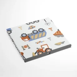 Bacati - Construction Multicolor Boys Cotton Storage Box Large -Storage Basket Shop GUEST 41d63b8d bef5 4502 91d7 3163c911563f