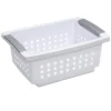 Sterilite Small White Stacking Basket With Titanium Accents (12 Pack) 16608006 1 Sterilite Small White Stacking Basket With Titanium Accents (12 Pack) 16608006 -Storage Basket Shop GUEST 43026869 6489 4297 a772 fe6e05606981