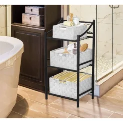 Sorbus 9pc Weave Basket Set White -Storage Basket Shop GUEST 44a755a3 7b69 4a96 9524 8dfaa38b56c9